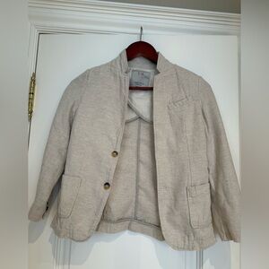 Beige Blazer with Pockets